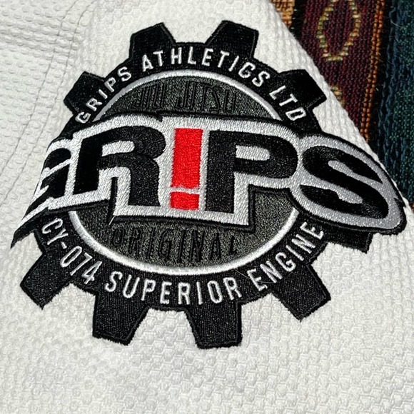 GRIPS Brazilian Jiu Jitsu Alliance LIMITED EDITION CY-074 Men's A4 Top BJJ - Picture 6 of 11